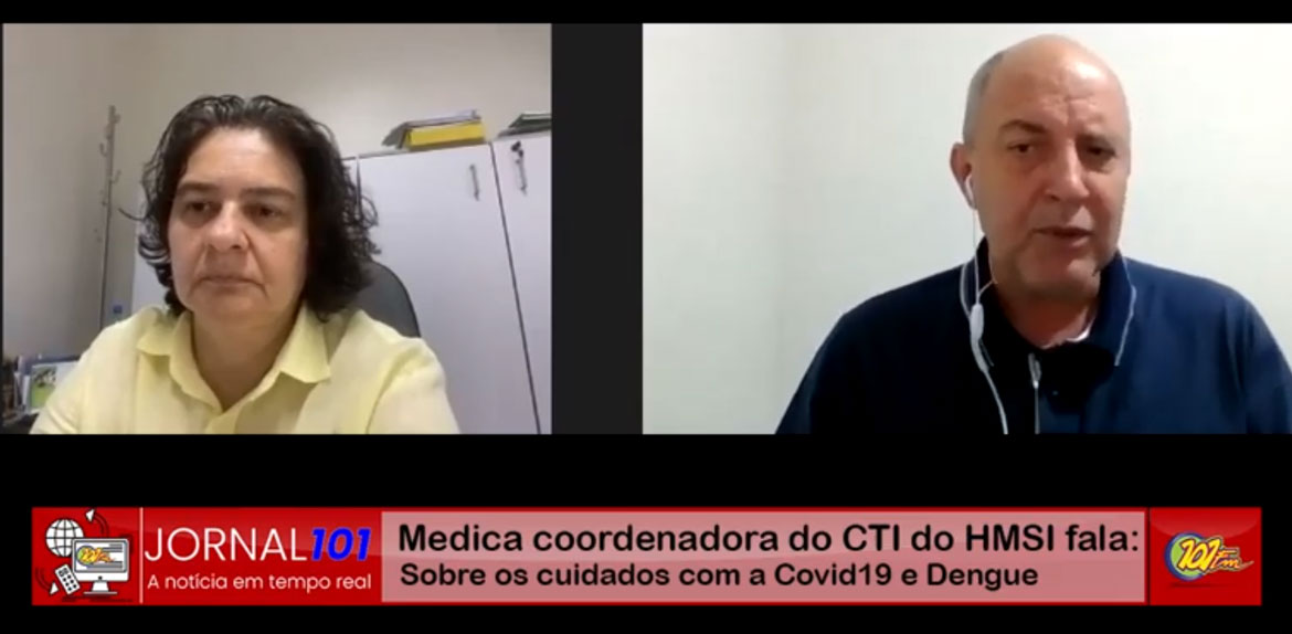 Coordenadora do CTI de hospital de Jaboticabal comenta sobre os cuidados com a dengue e a COVID-19