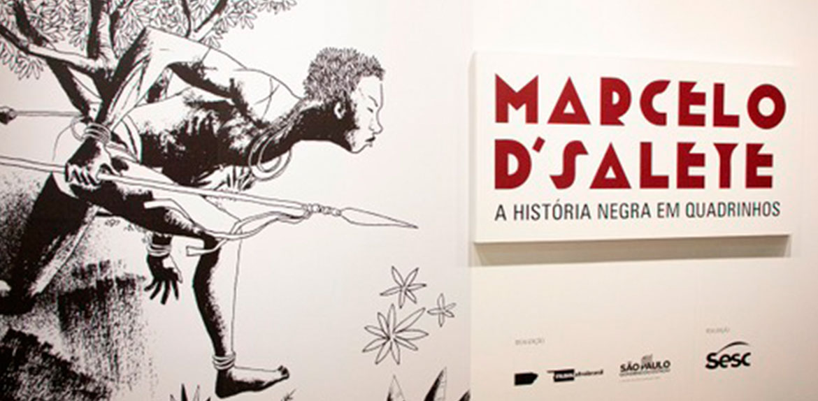 Araraquara encerra mostra ‘Marcelo D’Salete – A História Negra em Quadrinhos’ no próximo dia 19