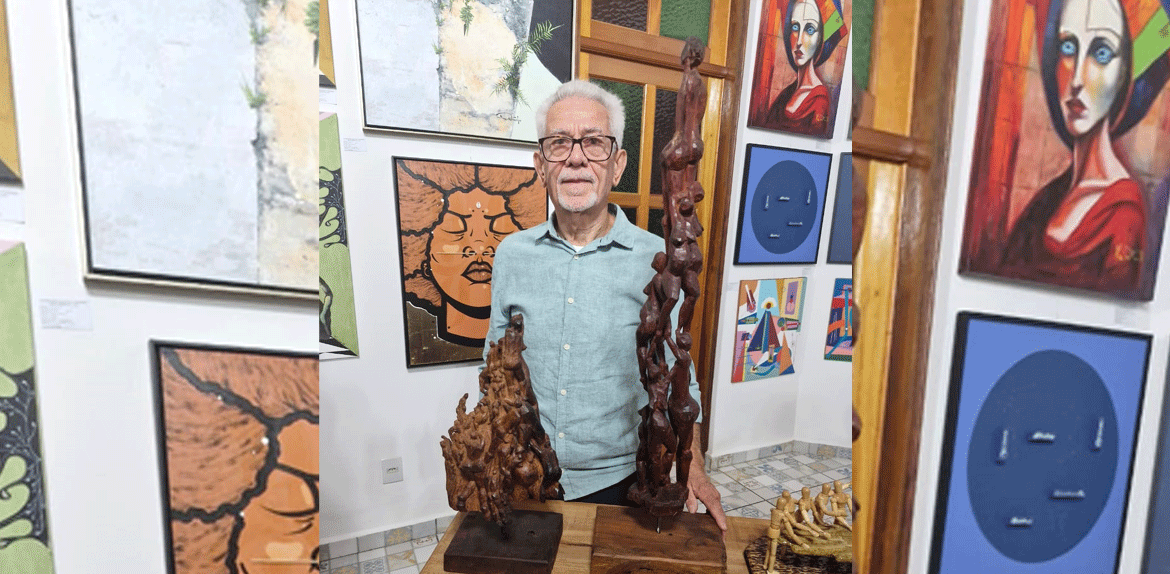 Escultor de Fernando Prestes é premiado em exposição em Minas Gerais novamente