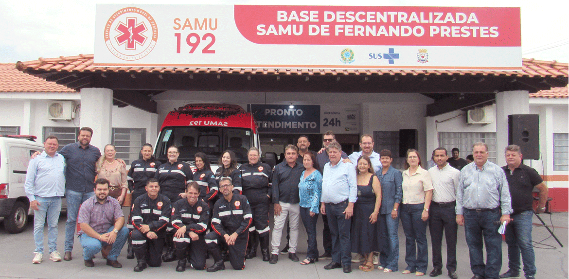 Nova base do SAMU reforça o atendimento de urgência em Fernando Prestes