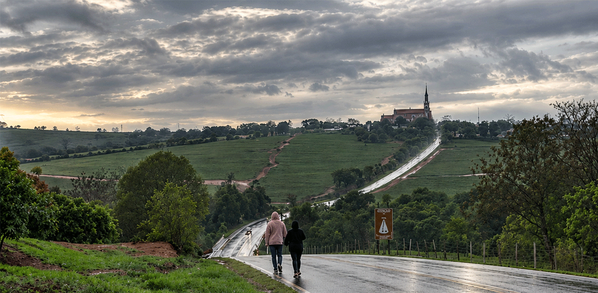 Todos os caminhos levam à casa de Nossa Senhora Montesina